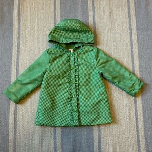 Janie and Jack Polka Dot Rain Jacket 2-3T